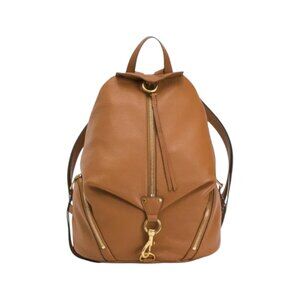 REBECCA MINKOFF Caramel Leather Julian Oversized Jumbo Backpack